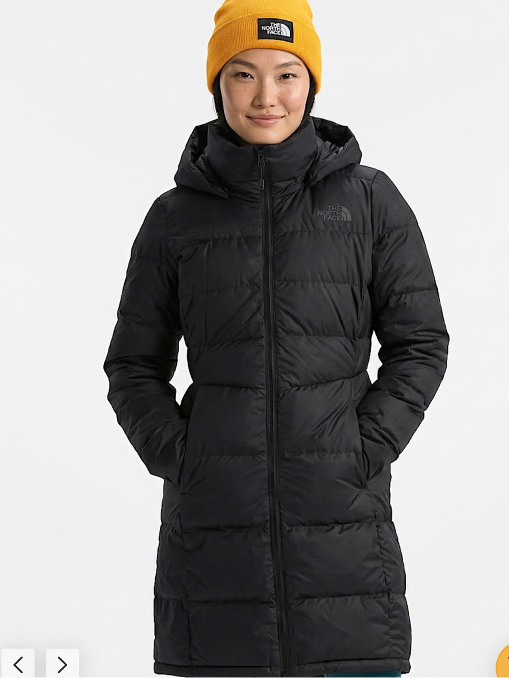 The North Face Women's Metropolis Parka Puffer Jacket in TNF Black Sz XS